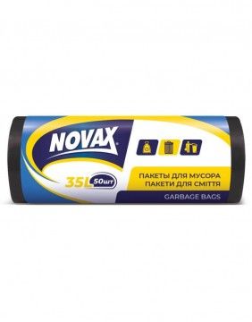 Prügikotid NOVAX, 35l x 50tk
