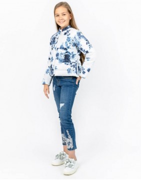 Laste jope "Blue Flowers"