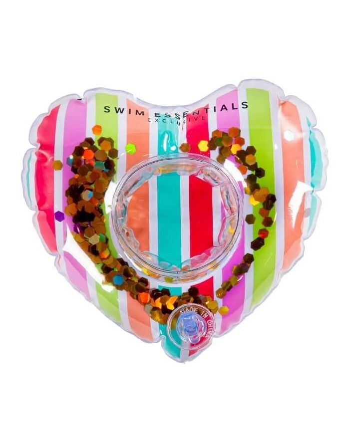 Inflatable drink holder "Neon Flamingo"
