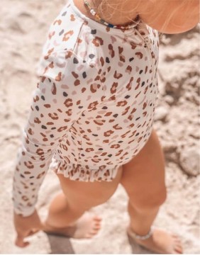 Ujumistrikoo "Leopard Kahki"