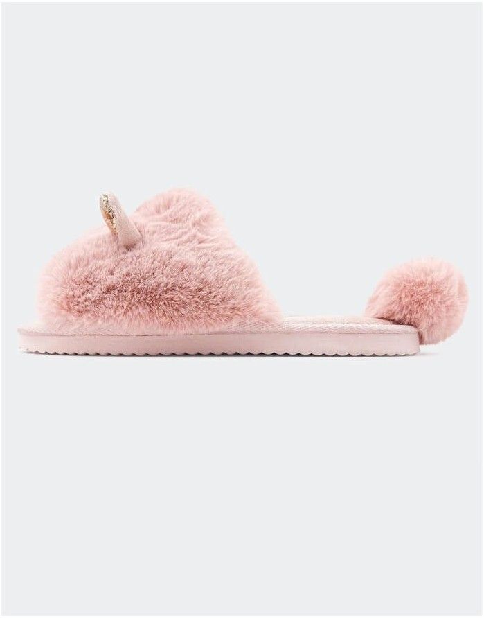 Slippers "Fluffy Bunny Bloom"