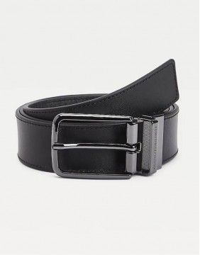 Meeste vöö CALVIN KLEIN Plaque Leather Black