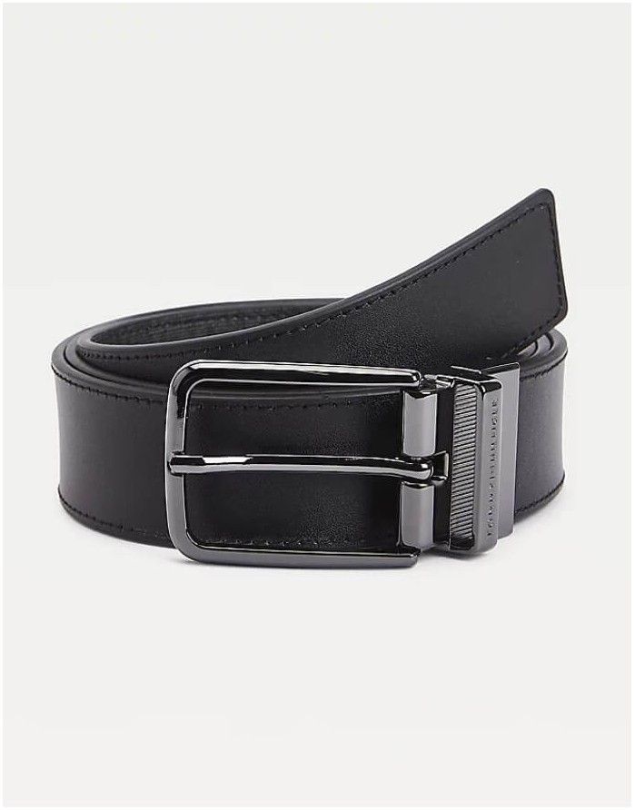 Meeste vöö CALVIN KLEIN Plaque Leather Black
