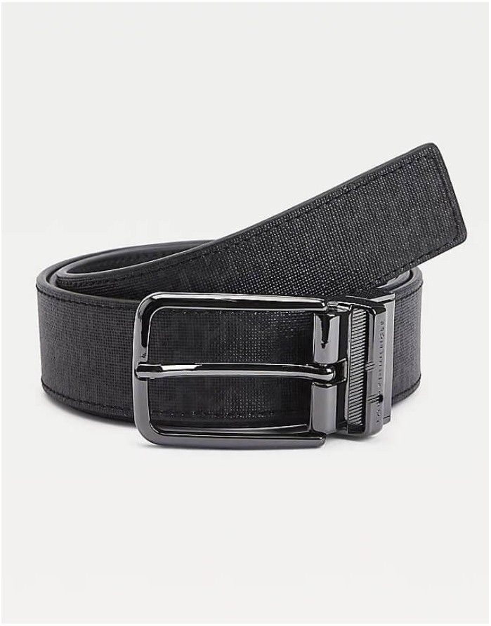 Meeste vöö CALVIN KLEIN Plaque Leather Black