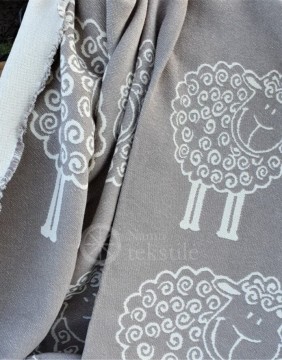 Хлопковый плед "Овечка"