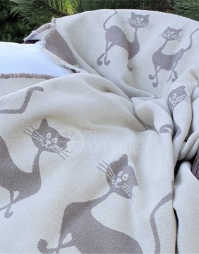 Puuvillane pleed "Katės"