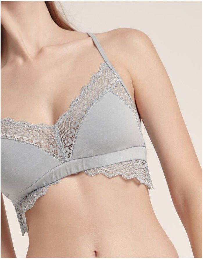 Rinnahoidja Bralette "Performance Grey-Blue"