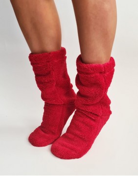 Home socks "Raspberry"