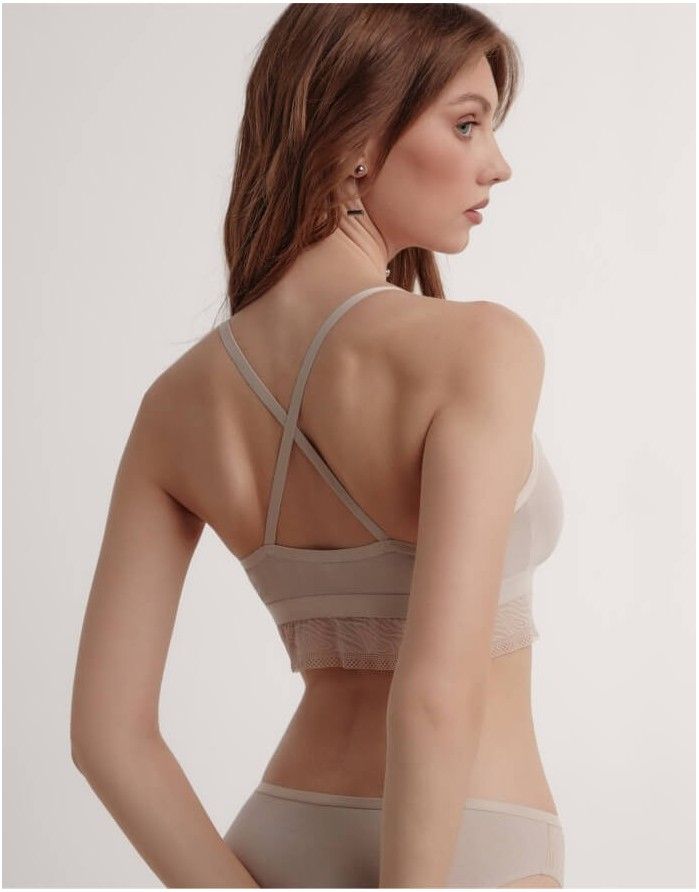Rinnahoidja Bralette "Zebra Light"