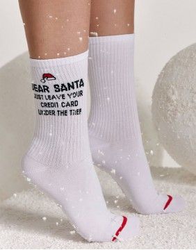 Women's socks "Letter to Santa"