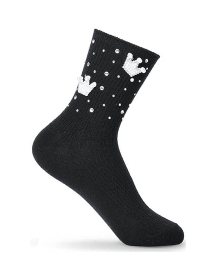 Women's socks "Black Puppy"
