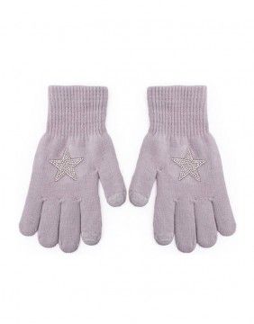 Gloves "Crystal Star in Ecru"