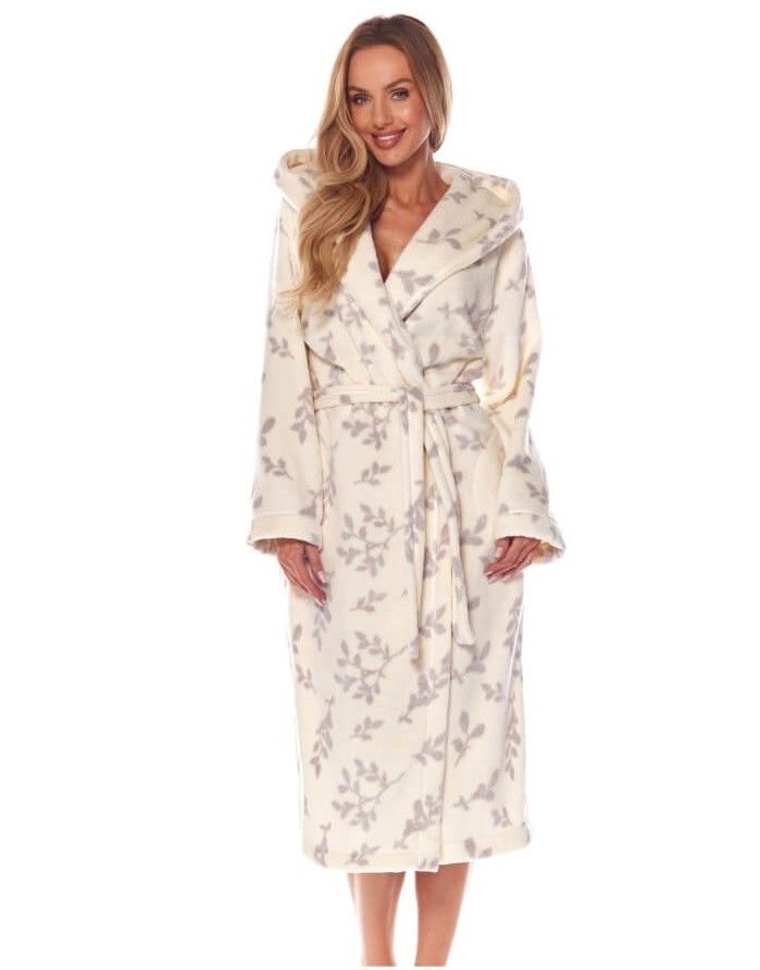 Bathrobe "White Blossoms"