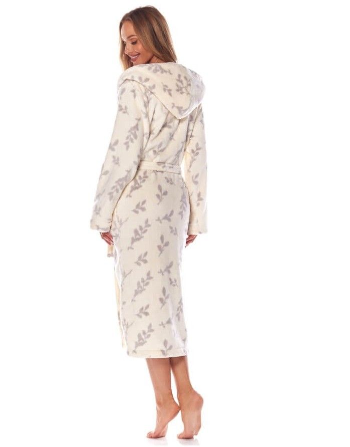 Bathrobe "White Blossoms"