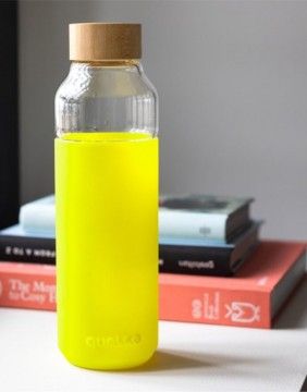 Klaasist joogipudel "Neon Green", 660 ml