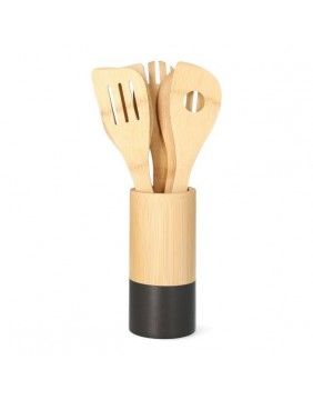 Tööriistakomplekt koos alusega "Bambou Black"