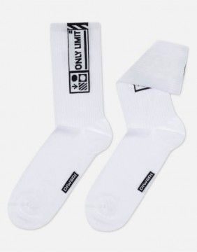 Men's Socks "Only Limit White"